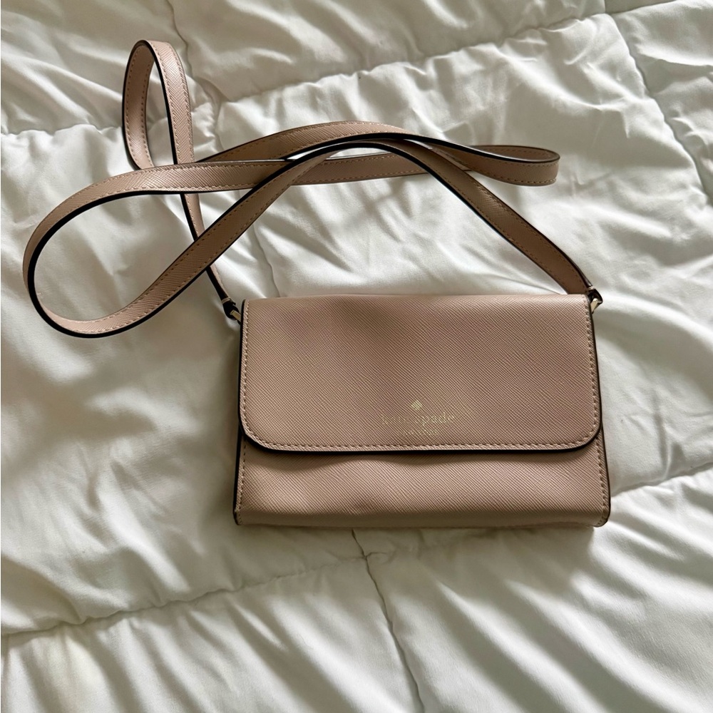 Kate Spade Beige Crossbody Bag